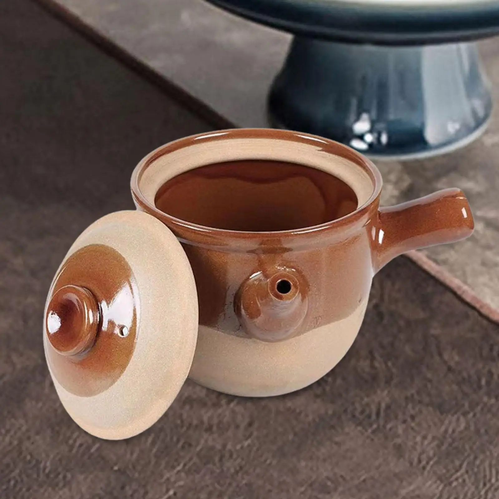 

Herbal Cooking 2L Heat Resistant Clay Tea Maker Kettle for Outdoor Boiling Hot Water Home Tea House Boiling Medicine Soup