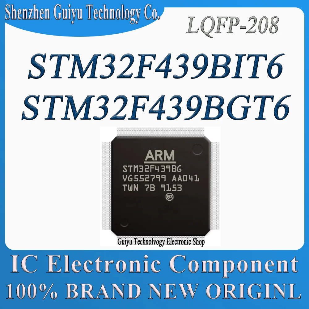 

STM32F429BIT6 STM32F439BGT6 STM32F429 STM32F439 LQFP-208 Chip IC BOM Service