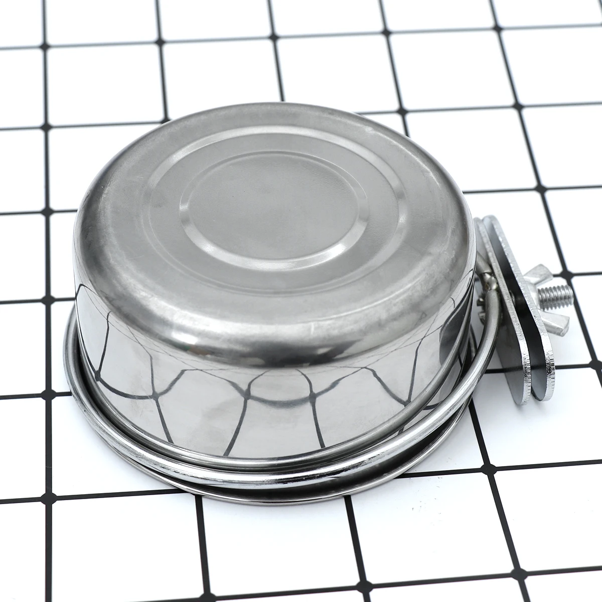 

Stainless Steel Pet Food Water Bowl Hanging Bird Cup Coop Tray Durable Dishwasher Safe Feeding Parrot Baby Dog Cage Pet Supplies