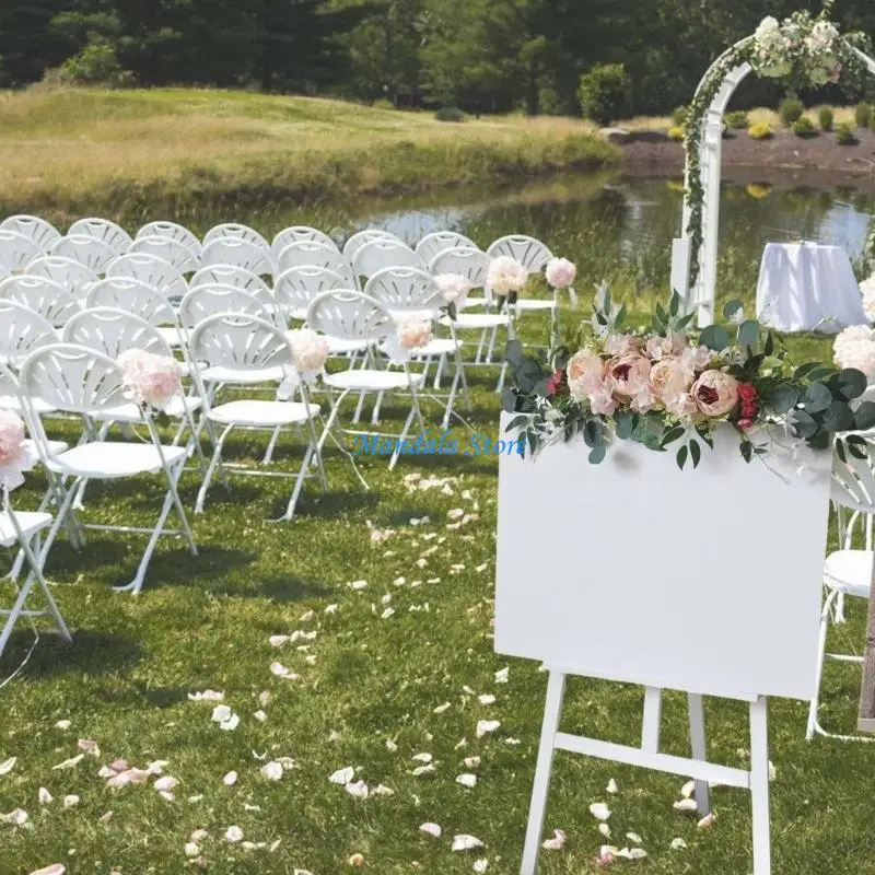 

U2JC Artificial Flower Swag Wedding Arch Decoration for Wedding Reception Backdrops Wedding Ceremony Sign Flower Decoration