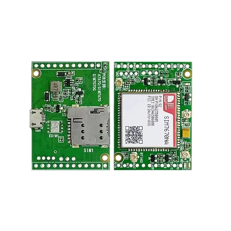 SIMCOM SIM7670NA Core Board Double-row needle Development Board LTE CAT1+4G Module GNSS(Optional) SIM7670 North America
