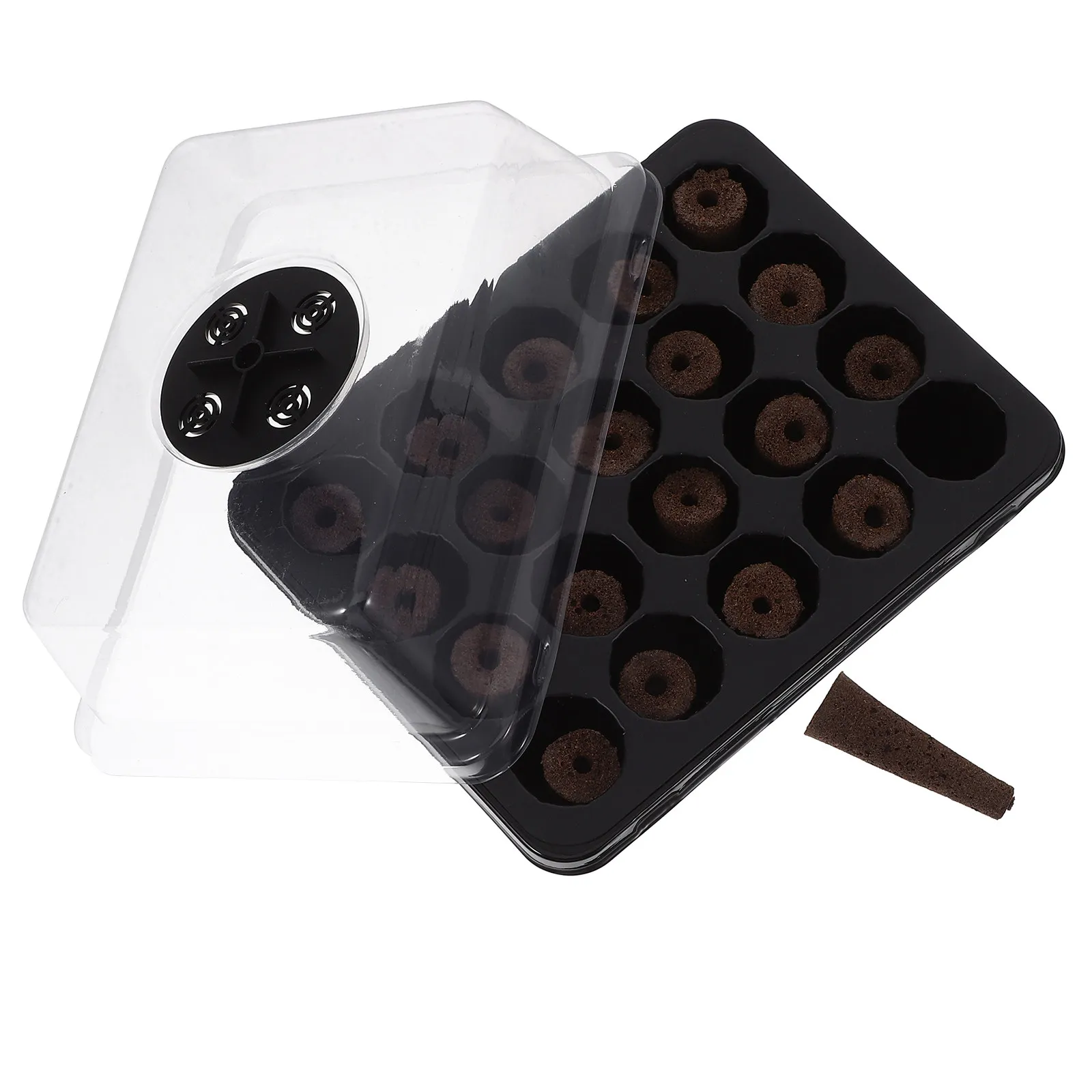 

Лоток для рассады на 20 ячеек, контейнер для проращивания семян, для домашней теплицы, для выращивания растений