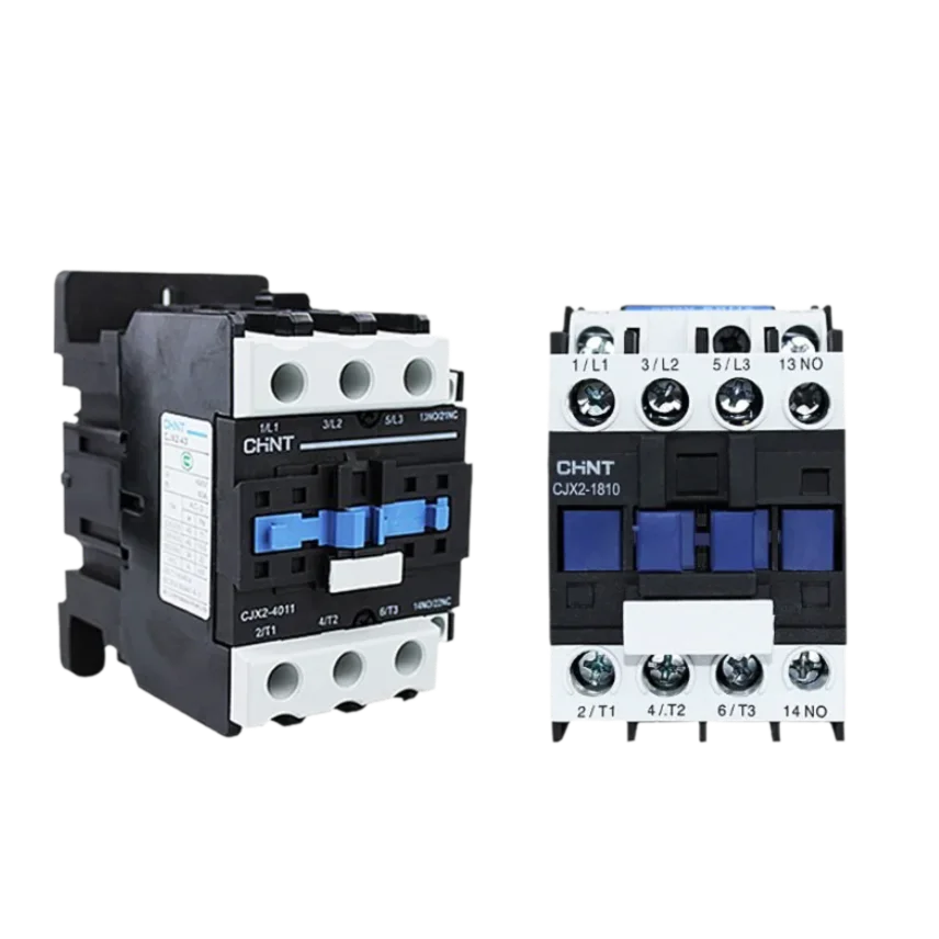 CHINT CJX2 AC Contactor Three Phase Coil Voltage 380V 220V 110V 36V 24V DIN Rail 1NO 9A 12A 18A 25A 32A 40A 50A 65A