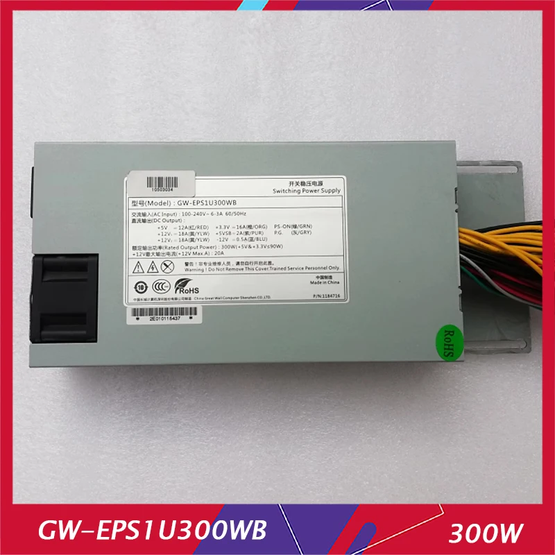 300W For Great Wall GW-EPS1U300WB Server Industrial Computer 1U Power Supply