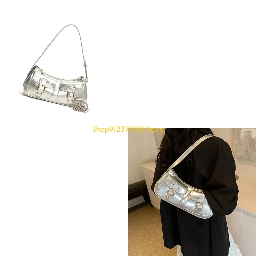 

G5AE Уникальная маленькая сумка через плечо Модная сумка подмышками Сумки на плечо из искусственной кожи для поездок на работу и