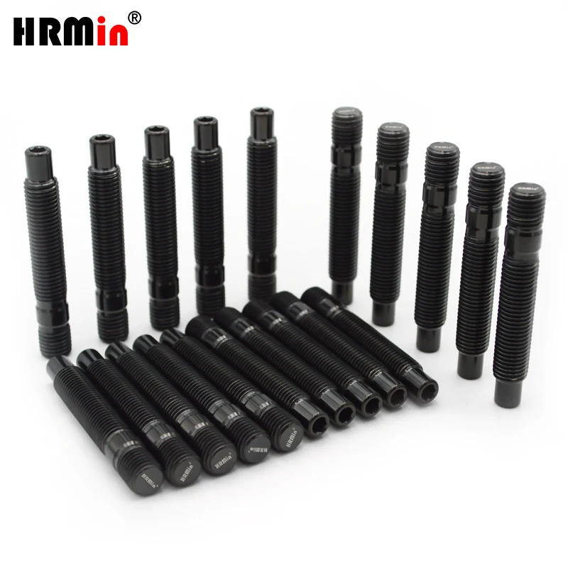 HRMin Gr5 titanium wheel stud screw M12x1.25x 75mm 10.9 grade for Citroen, Peugeot and Alfa Romeo car