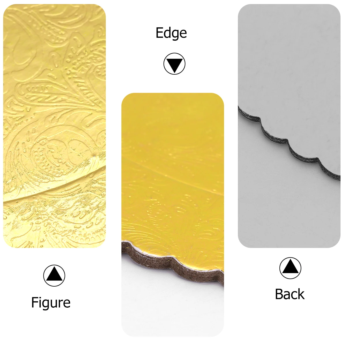 

10 pcs Cake Base Pads Round Boards Sturdy Circle Mat Decorating Supplies Simple Paper Cake Packing Pad Baking Tools