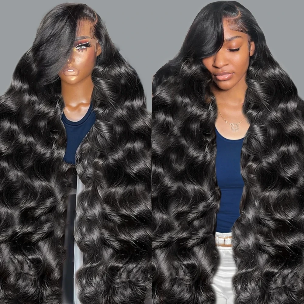 Body Wave Frontal Lace Front Human Hair Wigs 13x4 Hd Lace Front Wigs For Black Women Peruka z ludzkich włosów z naturalnymi włosami dziecięcymi