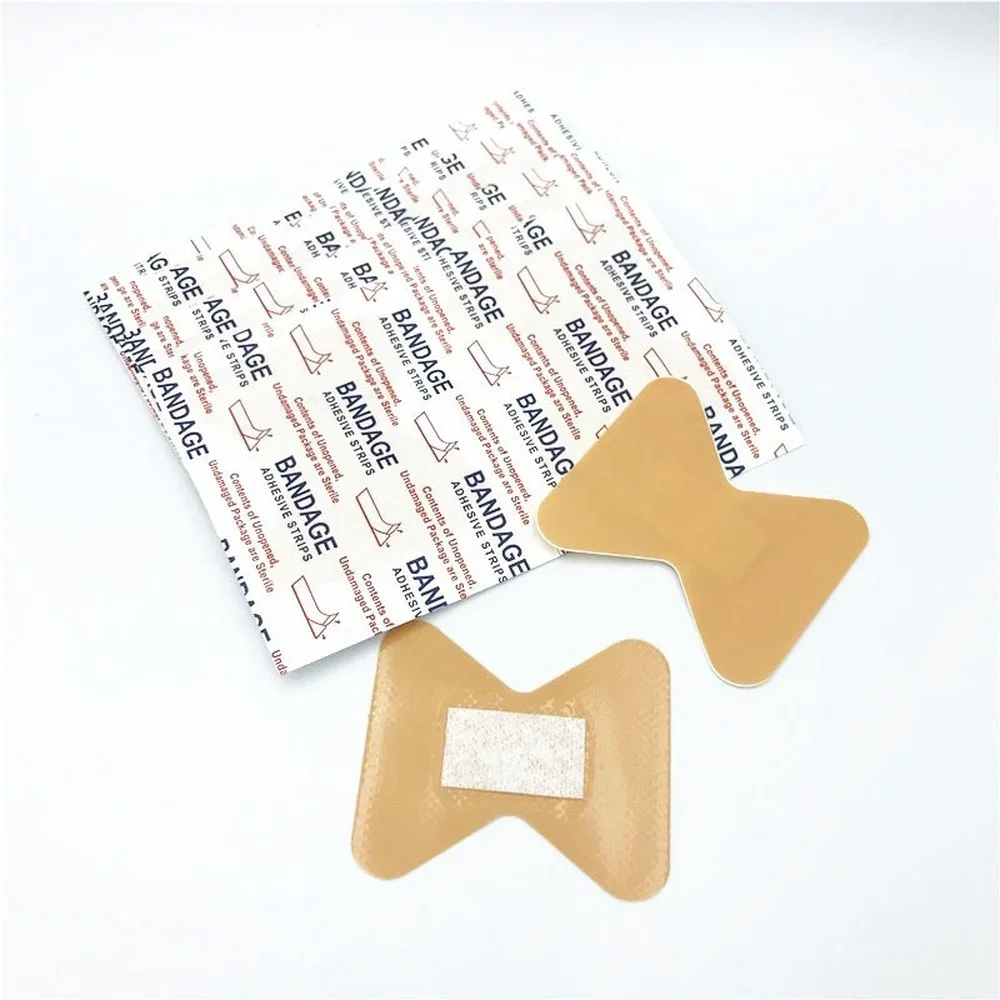 Imagem -02 - Prova Impermeável Água Ferida Gesso Band-aid Primeiros Socorros Bandagem de Emergência Calcanhar Almofada Adesivo Hemostasia Médica Remendo Kit 10 Peças à