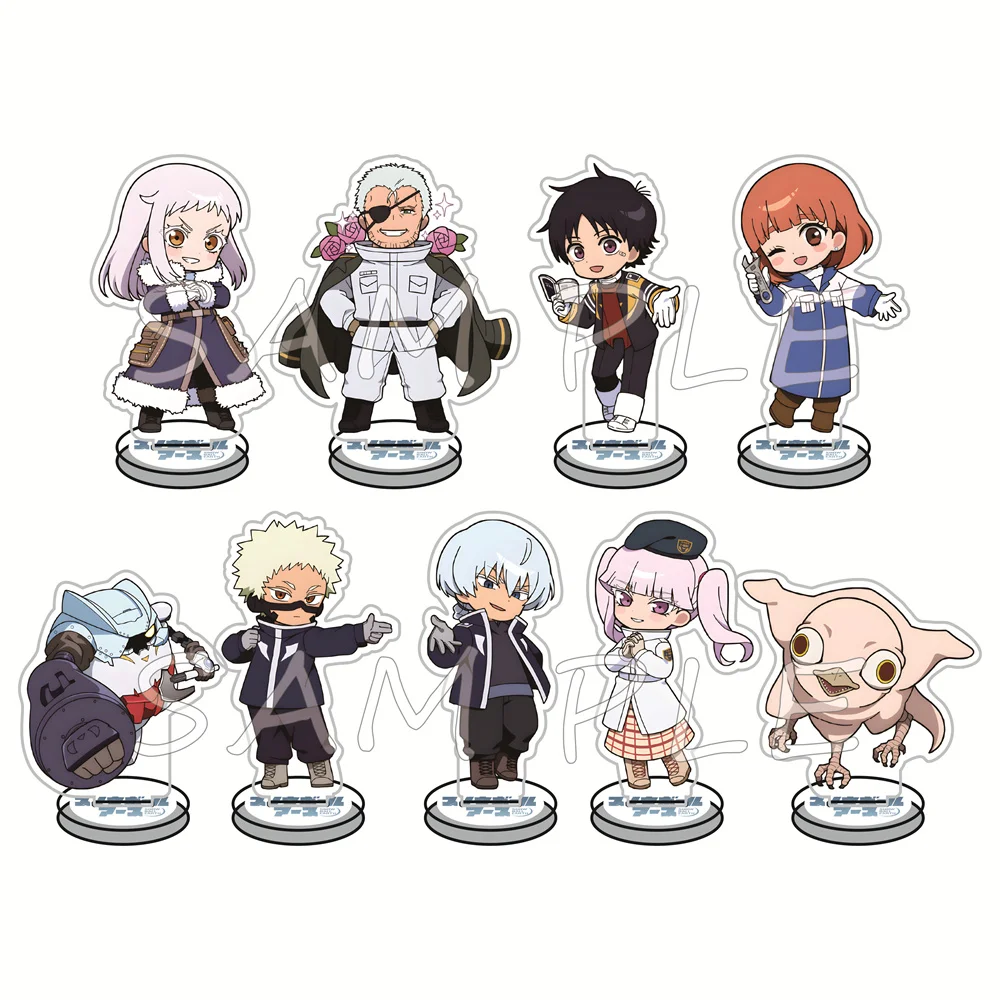 Snowball Earth 10cm Acrylic Stand Keychain Q Version Sci-Fi Anime Character Desktop Display Ornament Otaku Fan Collection Gift