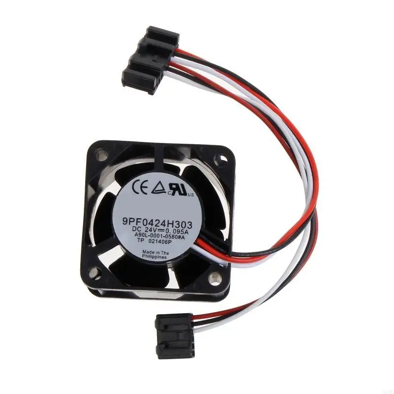 462E Brand New Fanuc Fan 9PF0424H303 A90L-0001-0580#A with a Complete set of Brackets, 24V 0.095A,40x40x28mm