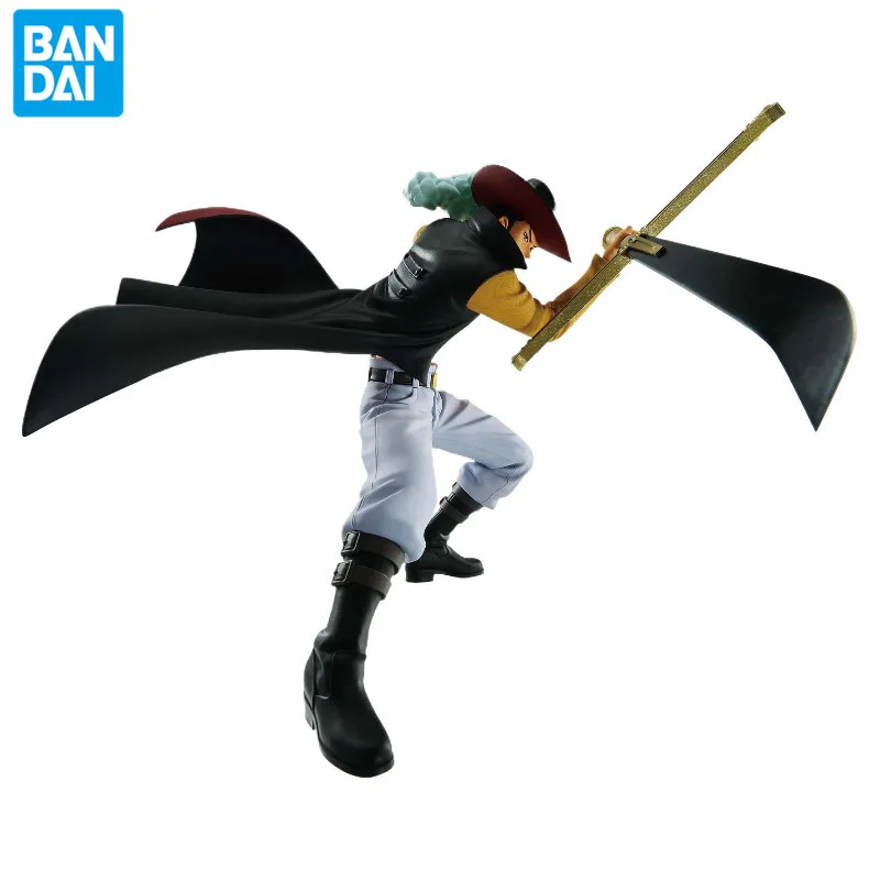 Bandai Genuine Anime One Piece Duracule Mihawk BATTLE RECORD COLLECTION Character Figure Model PVC 13cm Toys Gifts Collection