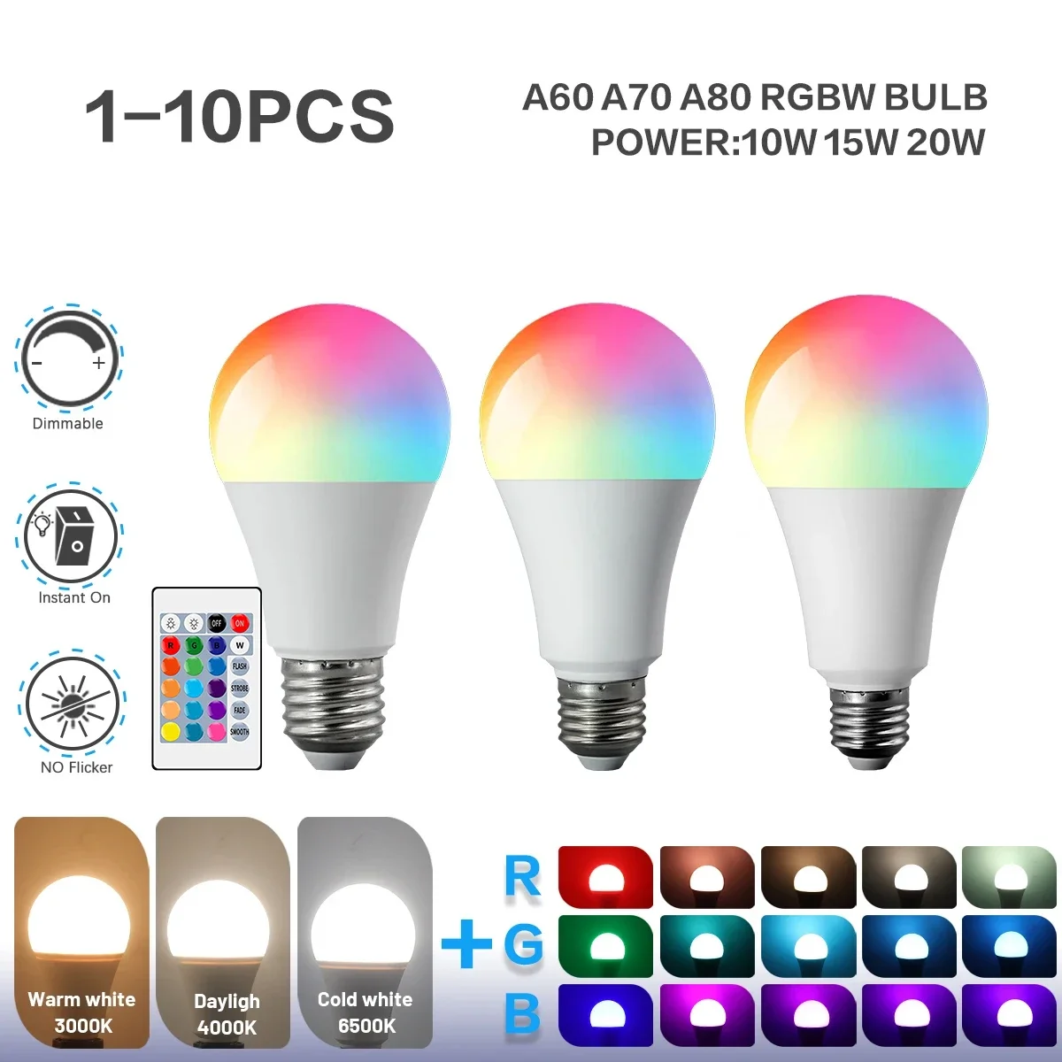 lampada-led-inteligente-rgbw-1-10pcs-com-controle-remoto-infravermelho-ac220v-e27-10w-15w-20w-ideal-para-iluminacao-colorida-em-casa