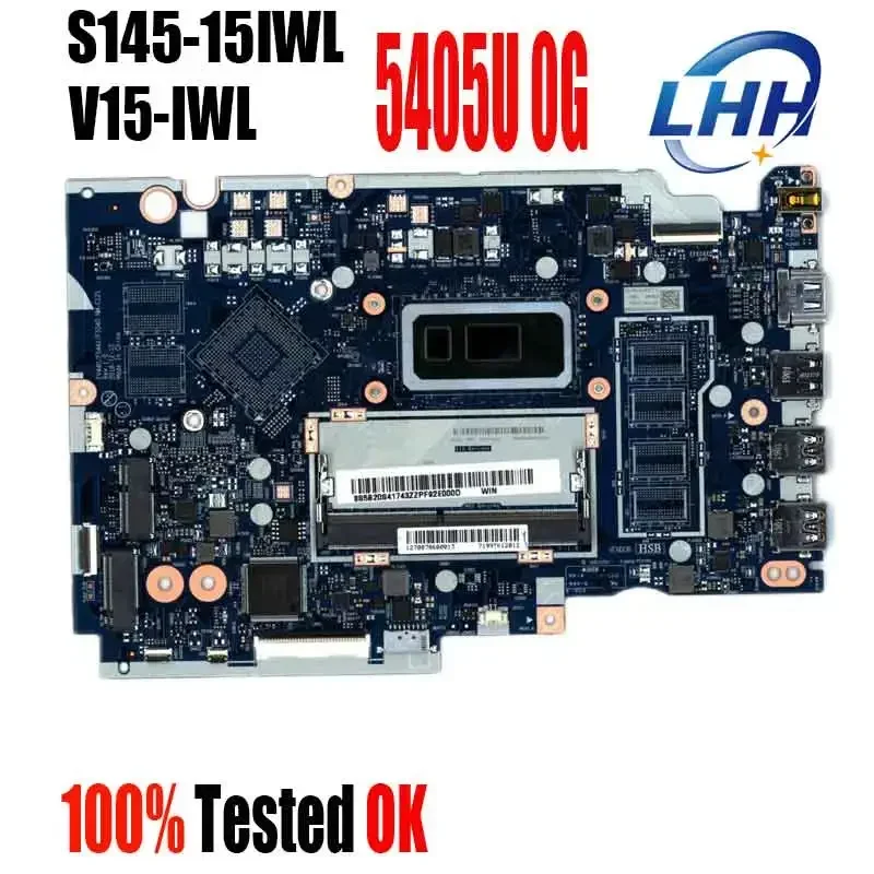 For Lenovo Ideapad S145-15IWL V15-IWL Laptop Motherboard 5B20S41743  NM-C121 Mainboard UMA  CPU 5405U I3 I5 I7 8th RAM-0G Hot