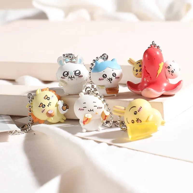 

Original Chiikawa Anime Figure Gourmet Pendant Action Figure Toys for Boys Girls Kids Gift Collectible Model Ornaments