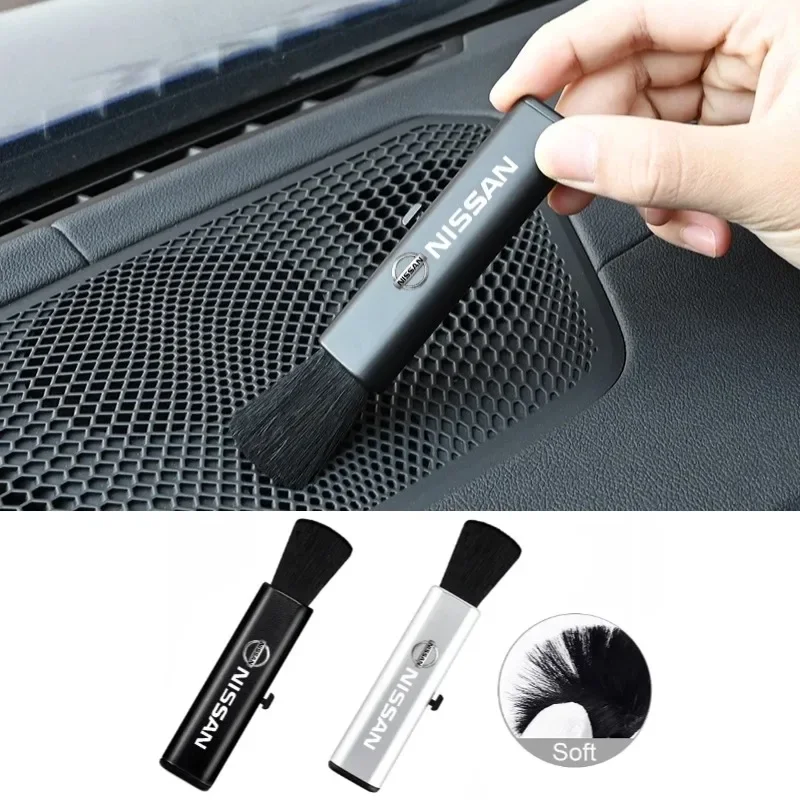 Car Conditioning Air Outlet Clean Brush for Nissan X-Trail T32 Sunny Qashqai Sylphy Leaf Murano Tiida Navara Nismo Note Teana