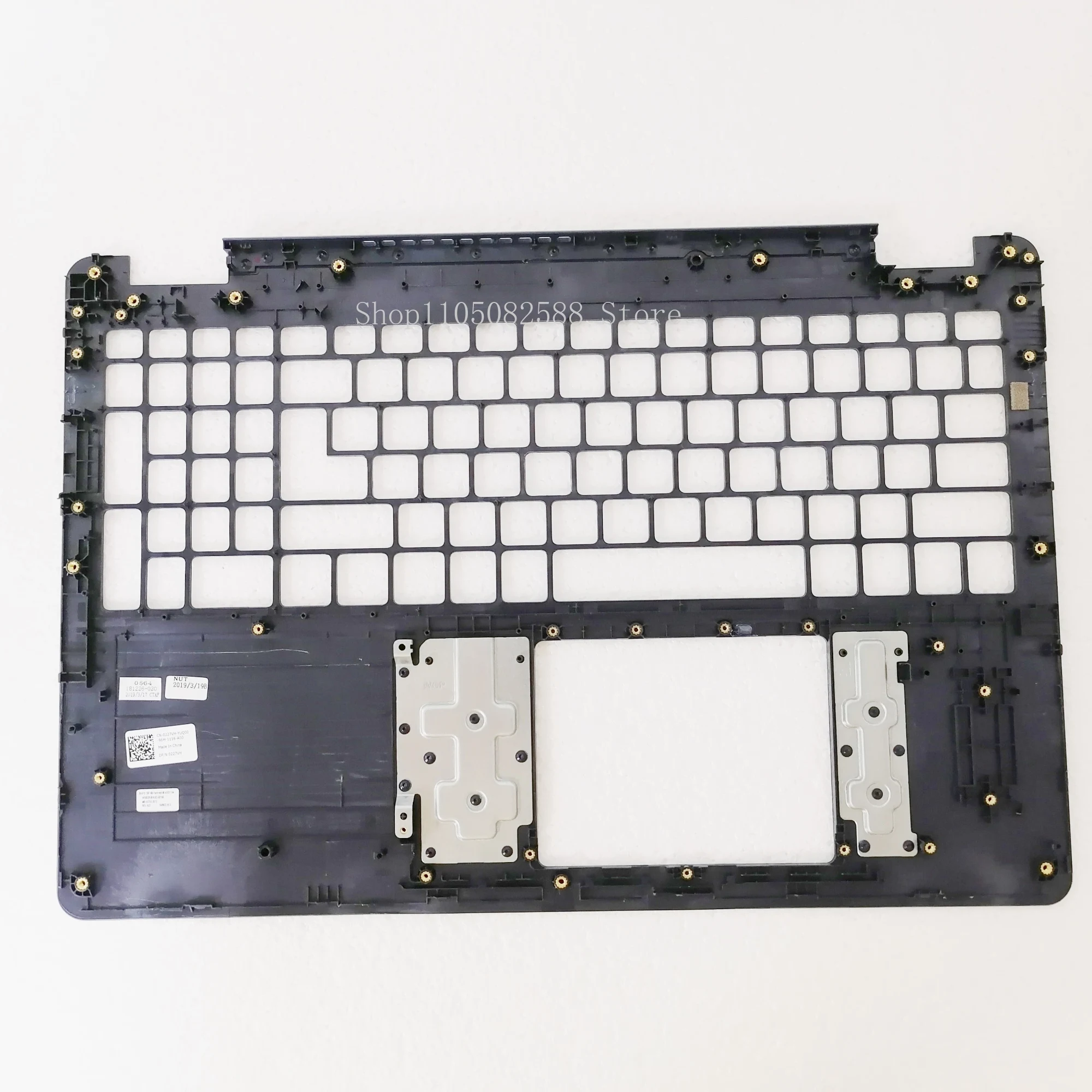 

Оригинальный новый чехол для ноутбука Dell Inspiron 15 5000 5584, упор для рук, верхняя крышка для ноутбука, верхний корпус, синий, серебристый, 0227VH 0DFX5J