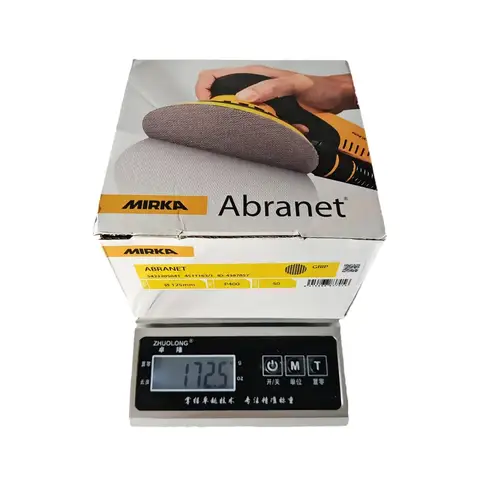 Mirka Abranet 125mm Sandpaper Abrasive P400 Mesh Abrasive 50 pieces