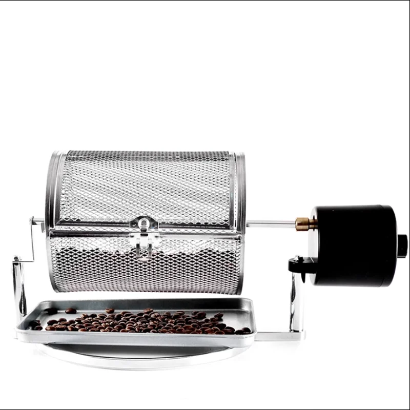 

Electric Coffee Roaster Stainless Steel Coffee Bean Roast Machine Popcorn Nuts Grains Beans Baking Rotation Speed Adjust 110V