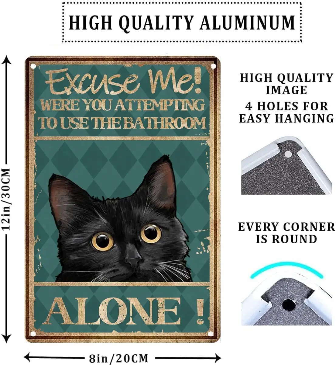 في حياتي هناك أماكن تذكر ريترو معدن القصدير تسجيل خمر علامة ألومنيوم لديكور المنزل غرفة ديكور معدني 8x12