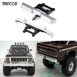 TRINOOD Aluminum Alloy Front Rear Bumper  for 1/18 RC Crawler Car TRX4M  TRX4-M F150 Upgrade Parts