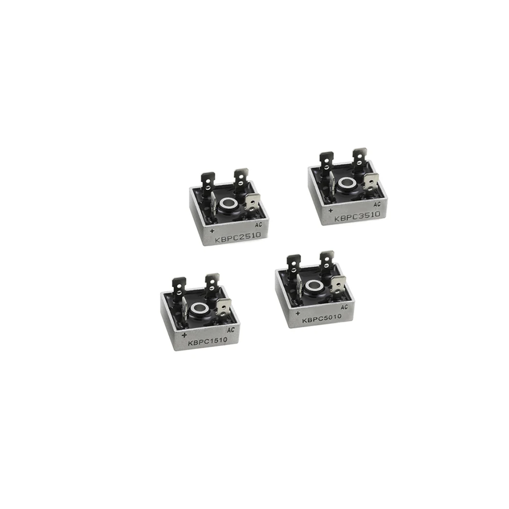 1PCS/LOT KBPC5010 KBPC1510 KBPC2510 KBPC3510 15A 25A 35A 50A 1000V Diode Bridge Rectifier New Good Quality Chipset