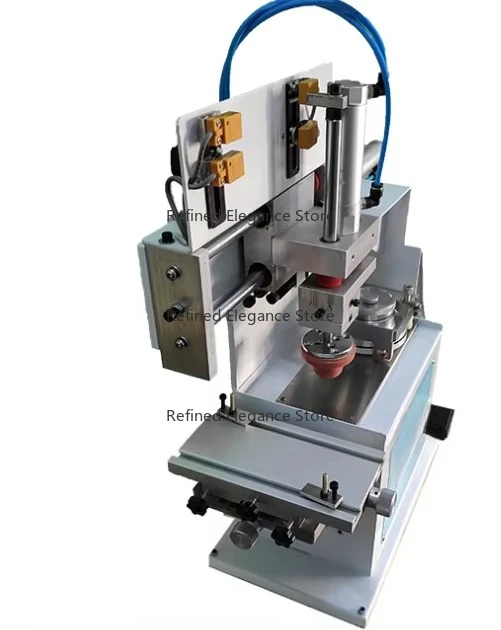 Mini Semi Automatic Pad Printing Machine Cap Tennis Golf Ball Tube Single Color Type Print Desktop Electric Ink Cup Printer