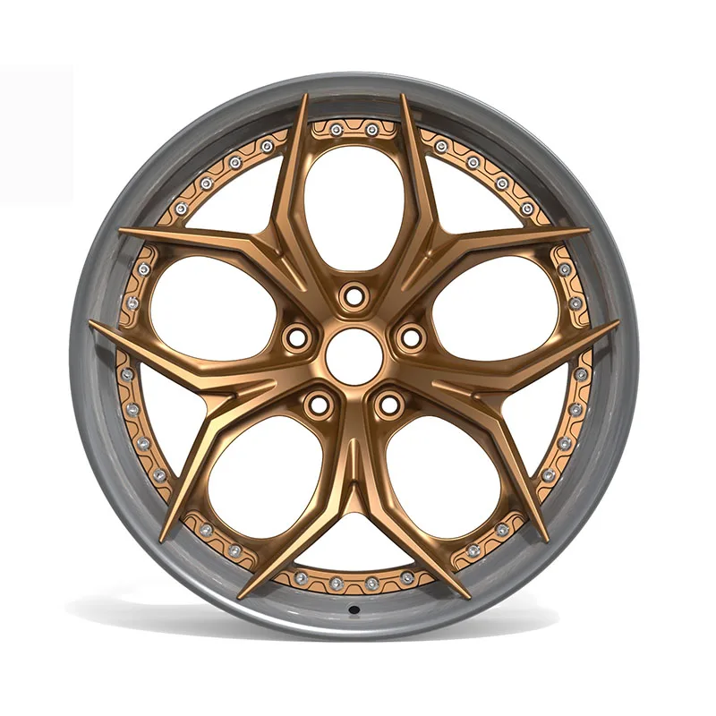 2 Piece  Wheels 16 17 18 19 20 21 22 23 24 Inch 5x112 5x114.3 5x120 Rim Hub