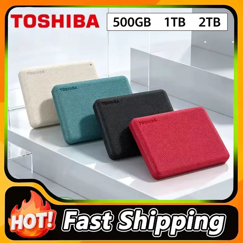 Toshiba V10 Canvio Advanced Portable External Hard Drive USB 3.0 2.5 " 1TB 2TB 4TB HDD Disk Mobile 2.5 For Laptop Computer