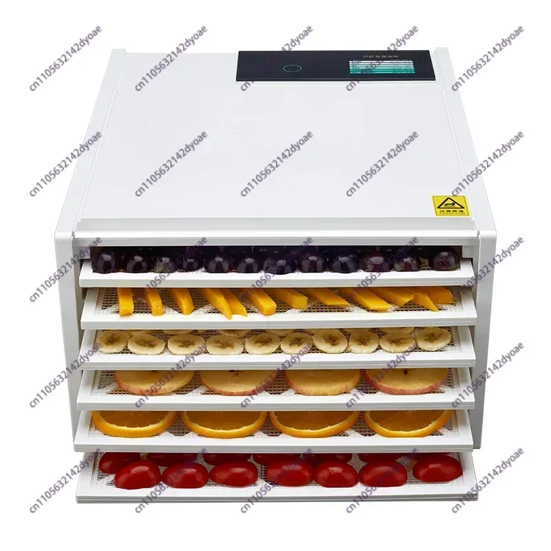 Household 220v 6 Layer Dehydrator 25L Dried Fruit Machine Food Air Dryer Small Fruit Dried Meat Dry Food Dryer Home Pet Snacks