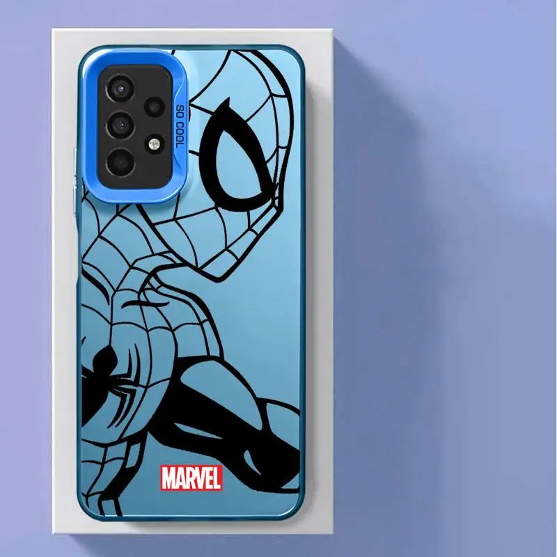 Marvel Spiderman Ironman Phone Case for OPPO A17 A31 A37 A53 A55 A57 A58 A74 A76 A78 A94 A98 Soft TPU Silicone Cover