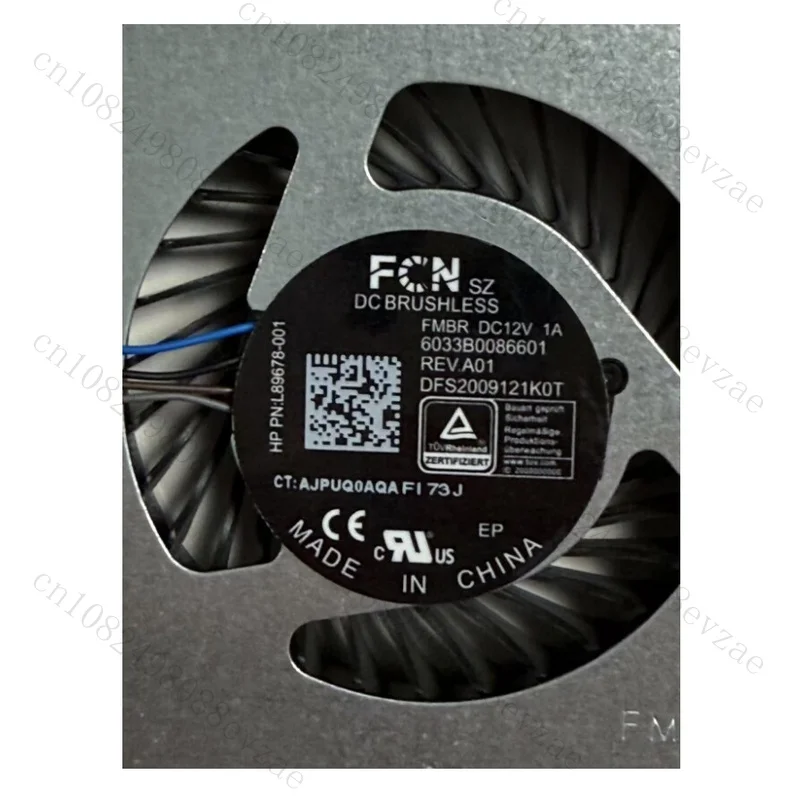 For HP Engage One Pro AIO C5900E CPU+GPU Cooling Fan L89677-001 L89678-001