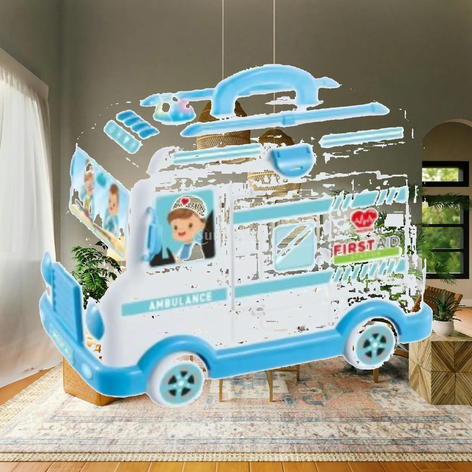 

Ambulance Truck Doctor Kits for Kids Educational for Kids Children Gift