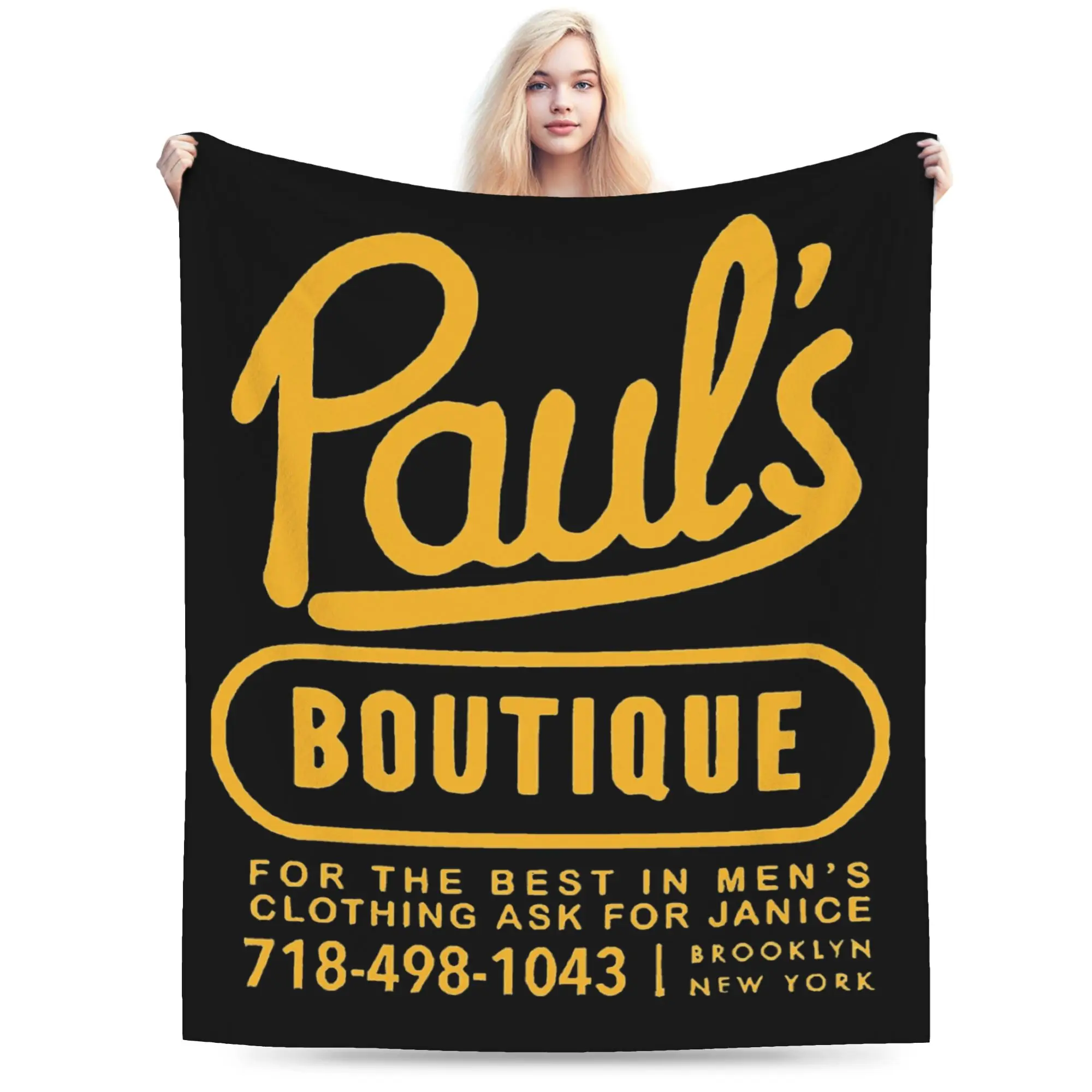 Beastie Boys Pauls Boutique Blankets Fleece Printed  Portable Super Soft Throw Blanket for Bedding Outdoor Bedspread