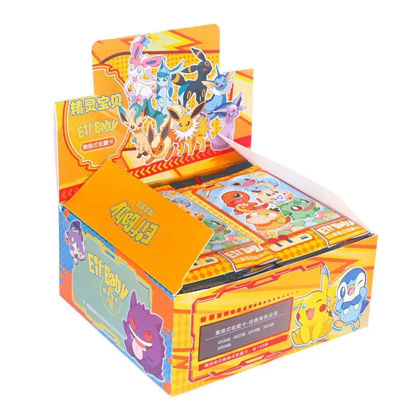 

30 Bag Pokemon Anime Game Elf Card Luxury Pet Card Collectible Anime Card Trendy Toys Gift Anime Peripheral Board Game