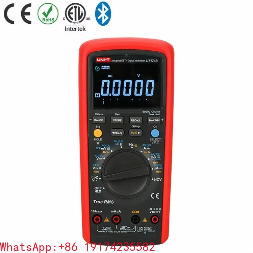 UNI-T UT171B Industrial True RMS Digital Multimeter Test EBTN LCD Li-Battery