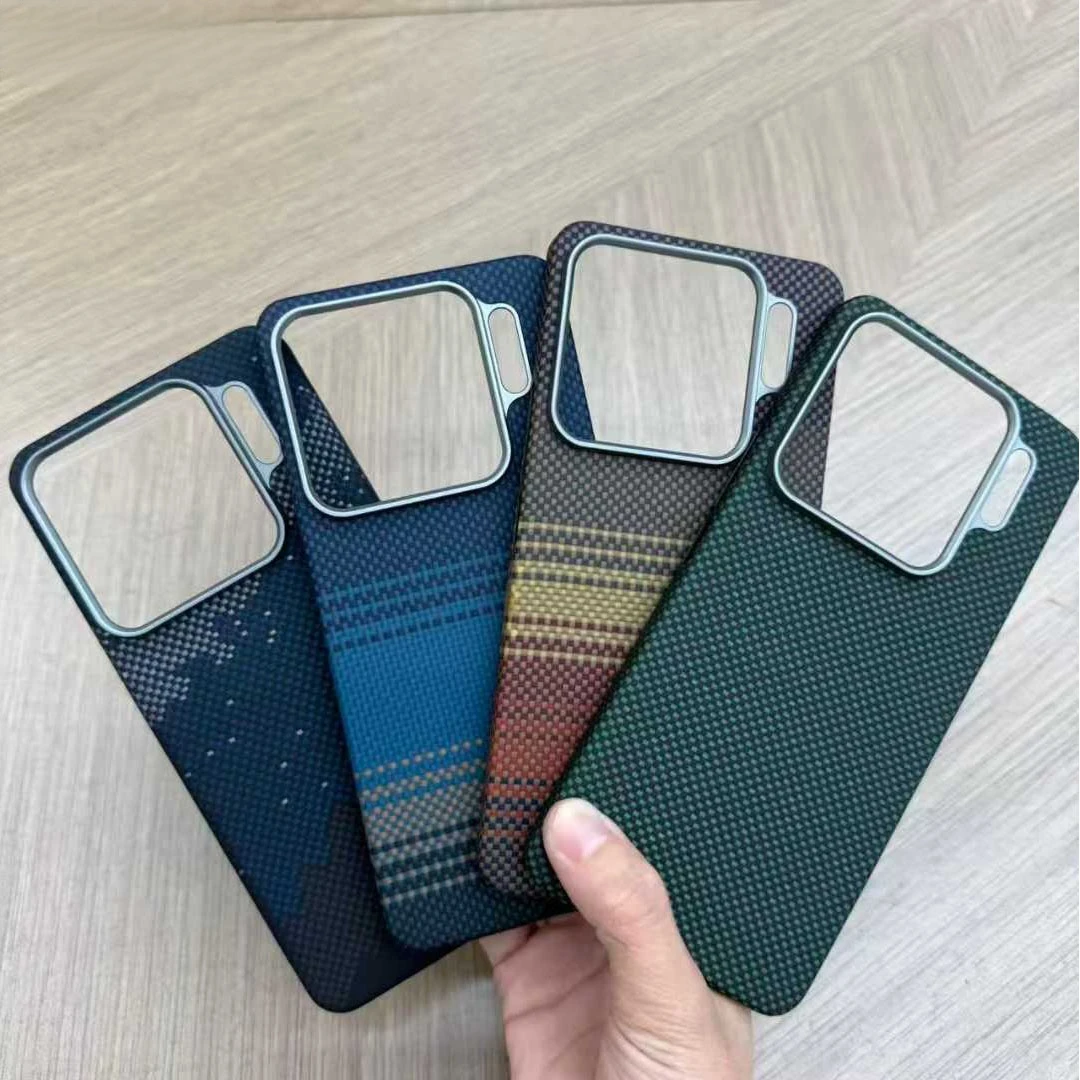 

ACC-Real Carbon Fiber Phone Case for Xiaomi 15Spro Aramid Fiber, Ultra-Thin Shock Absorbent, Slim Design, Phone case