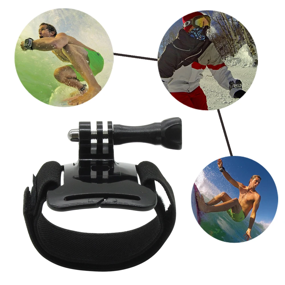 360 Degree Rotation Hand Wrist Strap for GoPro Hero 13 12 11 10 9 Band Holder Mount For Insta360 DJI Osmo Action 4 Xiaomi Yi 4K