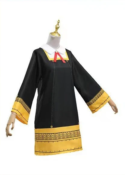 زي أنيا فورجر التنكري لأكاديمية عدن، شعر مستعار قصير وردي متضمن للأطفال والبنات، زي الرسوم المتحركة لأداء المسرح #3