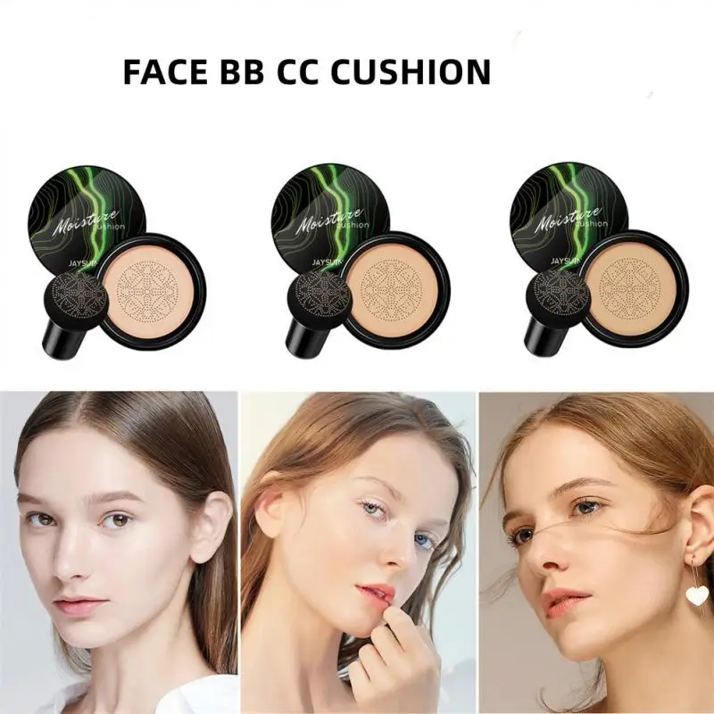 Mushroom Head Air Cushion CC Cream Natural Moisturizing Foundation Concealer Whitening Oil-control Makeup Cosmetics BB Cream