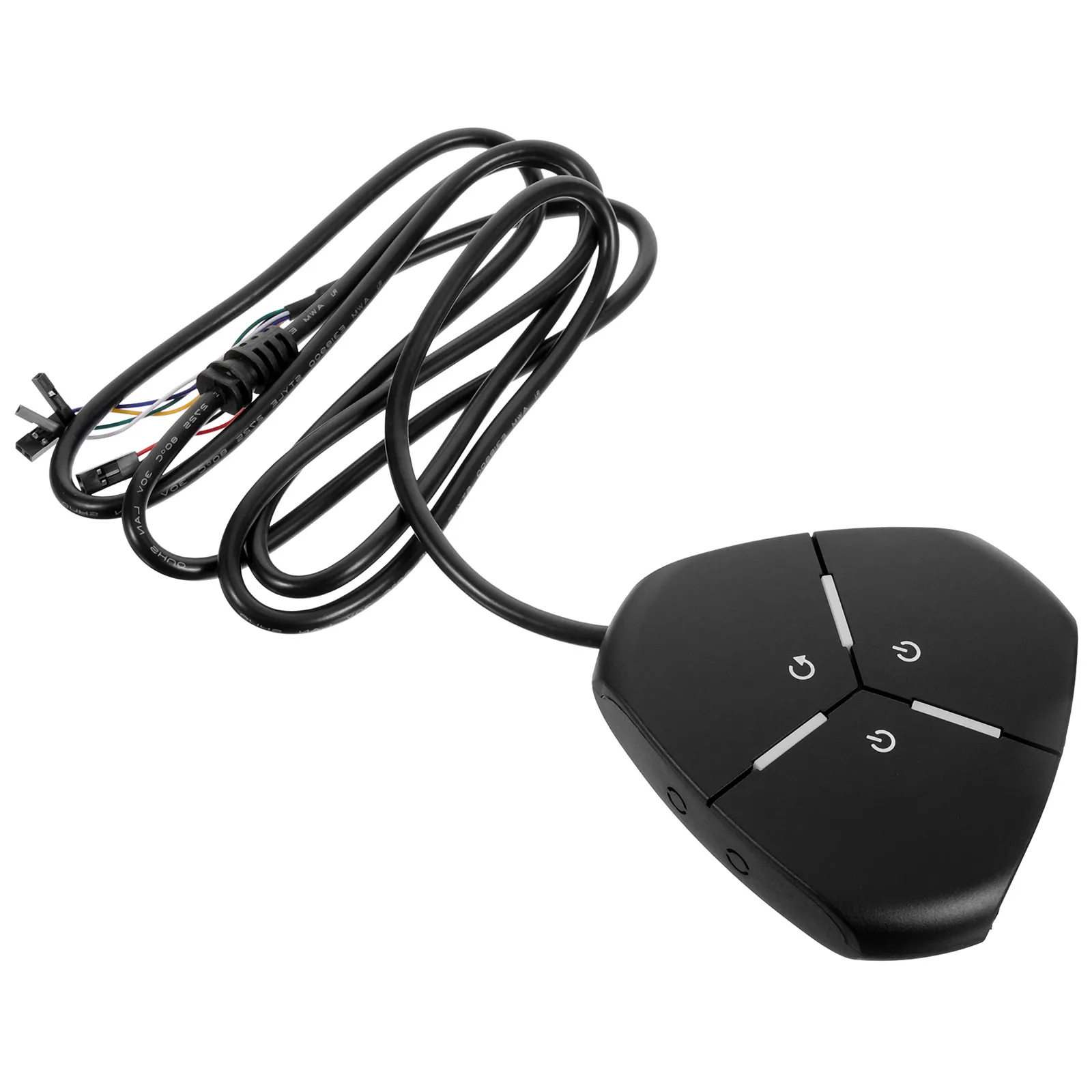 

Desktop Switch Power Button Dual Supply Black E sports Computer Case Button Switch Hotel Office Furniture Computer Case