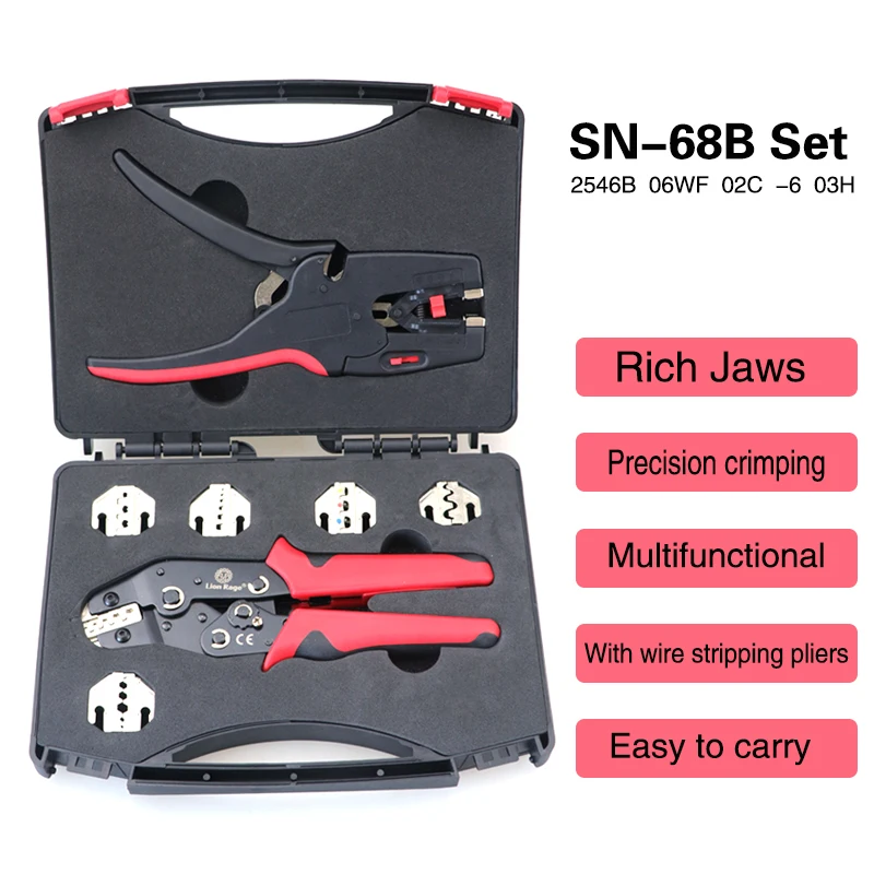 

Щипцы SN промышленного класса с модульными губками: прецизионные штампы, многофункциональный, высокоточный инструмент для зачистки проводов 02C 58B 2546B -6 03H