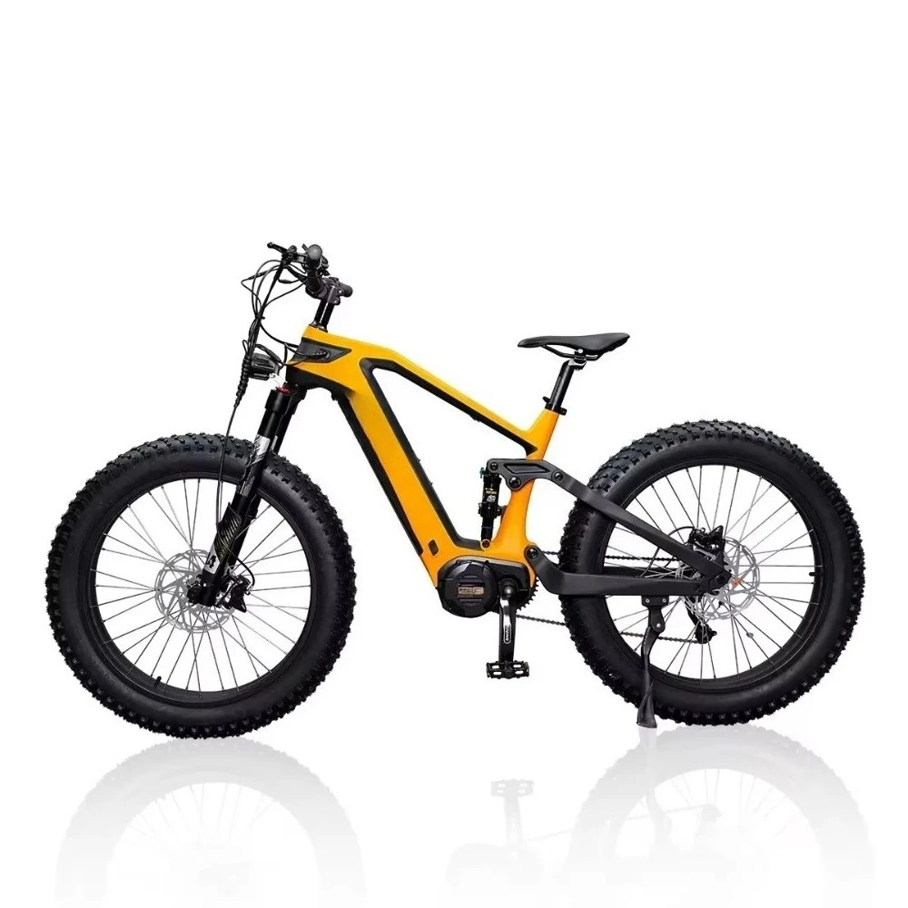 BR 2025Bafang Mid Drive Ebike M620 52V 1000W Carbon Fiber 9 Speed Kenda 26x4.5