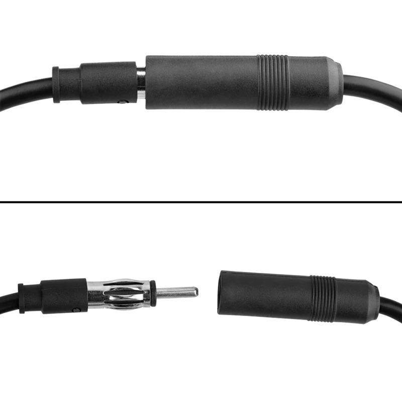 FM Signal verstärker Anti-Interferenz Metall Auto Antenne Radio Universal Auto FM Booster Amp Autoteile