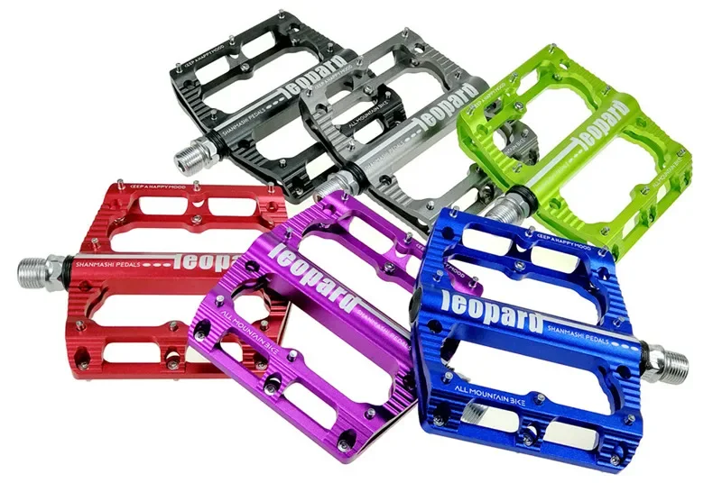 shanmashi  Ultralight MTB Bicycle Pedal  6 Colors CNC Aluminum alloy Platform mountain BMX Road Bicycle Pedal