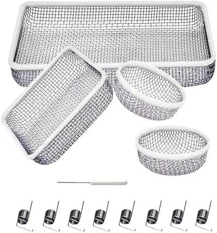 

Hillhub 17PC RV Furnace Vent Covers – Stainless Steel Mesh Bug Screens for Camper Water Heater Vents