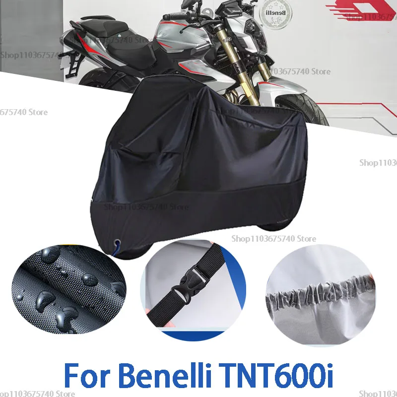 

Motorcycle Full Covers For Benelli TNT600i Car Outdoors Sun Protection Dust No Ear Thickened Oxford Clothcover Accessories