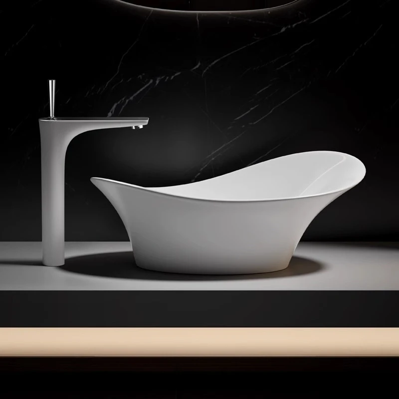 

High-end art table Deepening Ceramic wash Bathroom Creative table Was basin