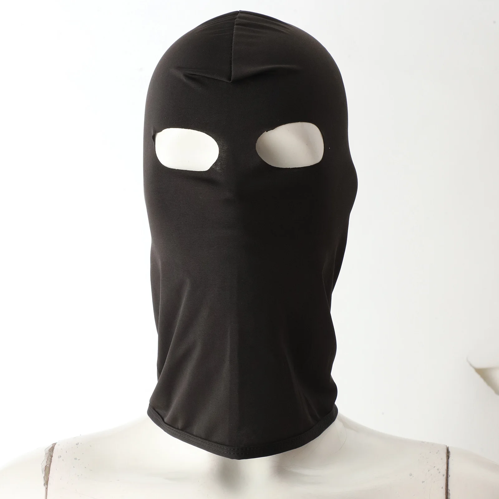 Adult Breathable Headgear Full Head Cover Face Mask Stretch Motorcycle Balaclava Hoods UV Protection Halloween Nightclub Cosplay