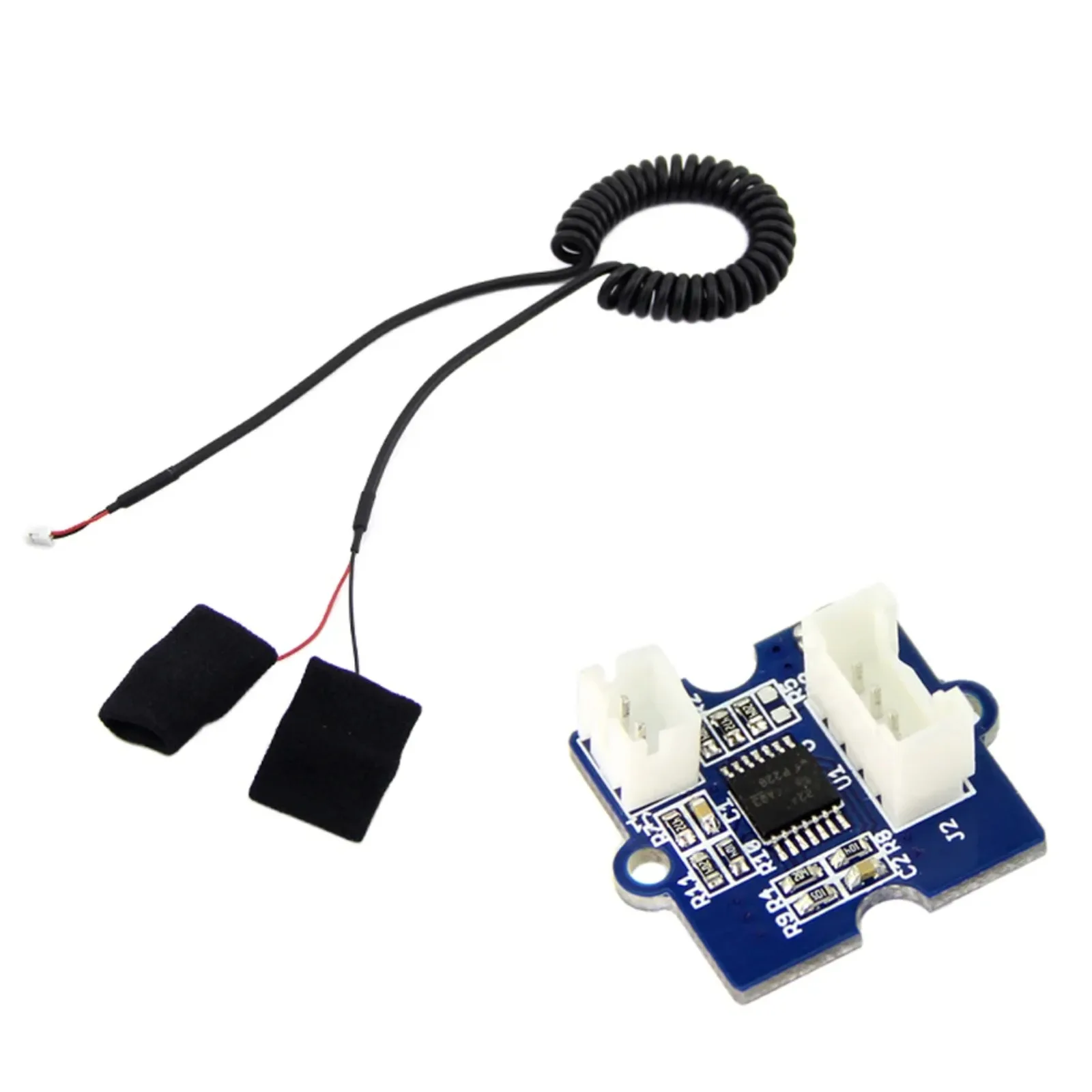 Grove GSR Skin Current Sensor Skin-detect Moisture Conductance Cinductivity Sensor Fingertip Grove Detection Module for Arduino